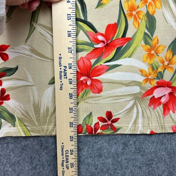Tommy Bahama Kauai Calli Cove Short Sleeve Shirt Women's Size XS Travertine NWT - Picture 9 of 10